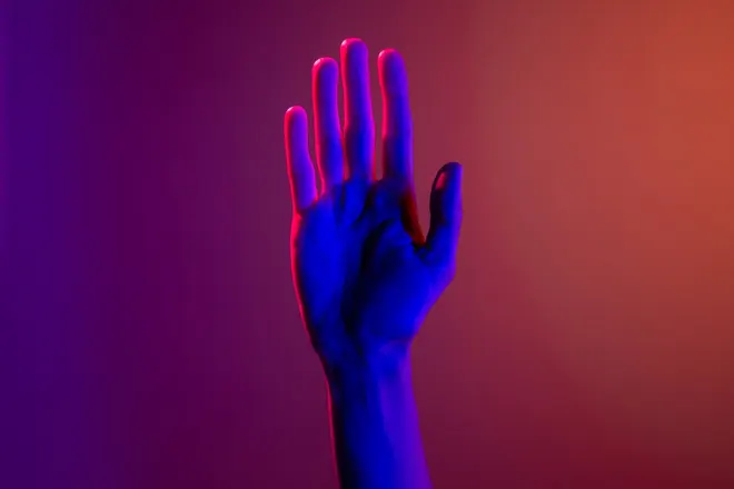 hand color light health joy journey